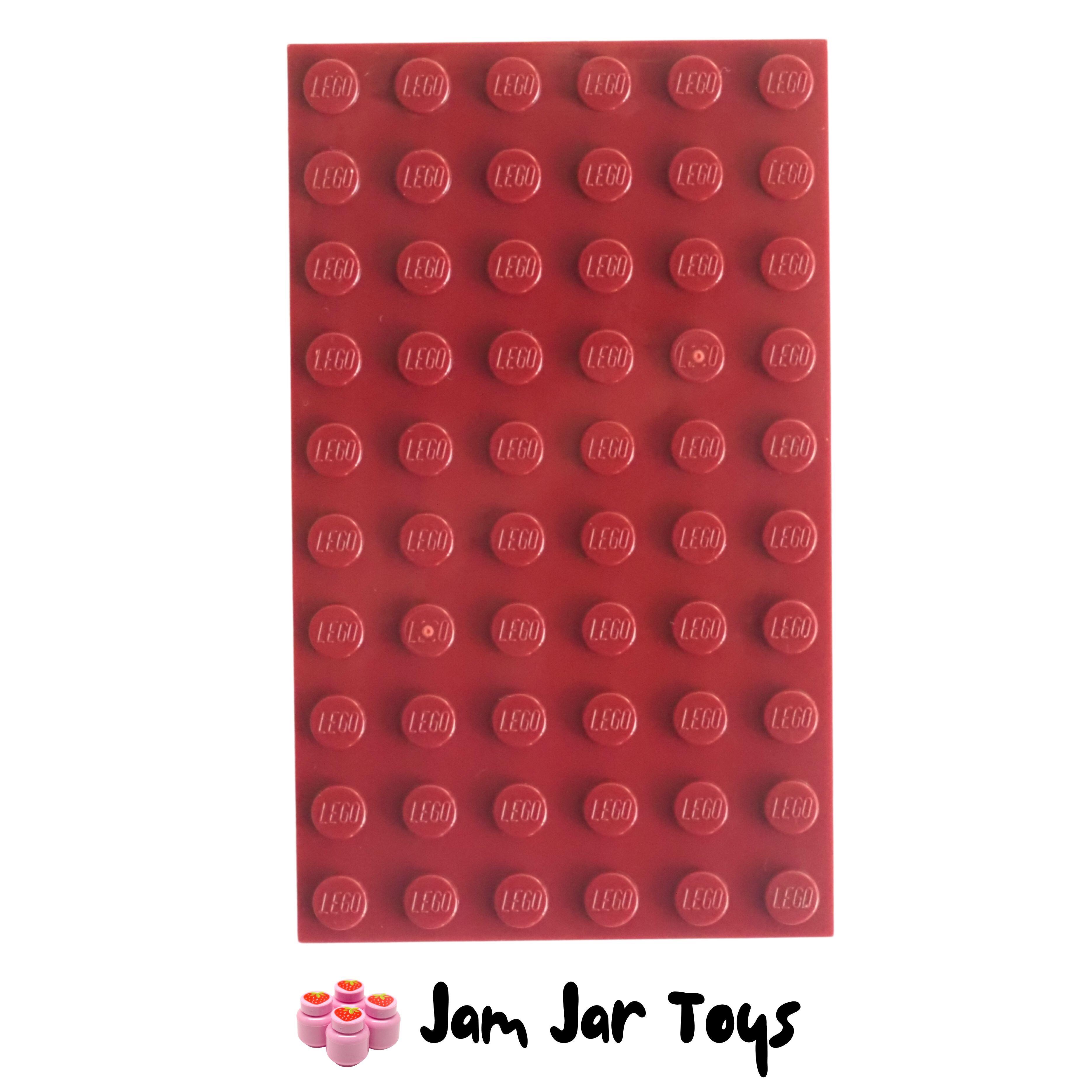 LEGO Base Plate - Dark Red 6 x 10 Stud