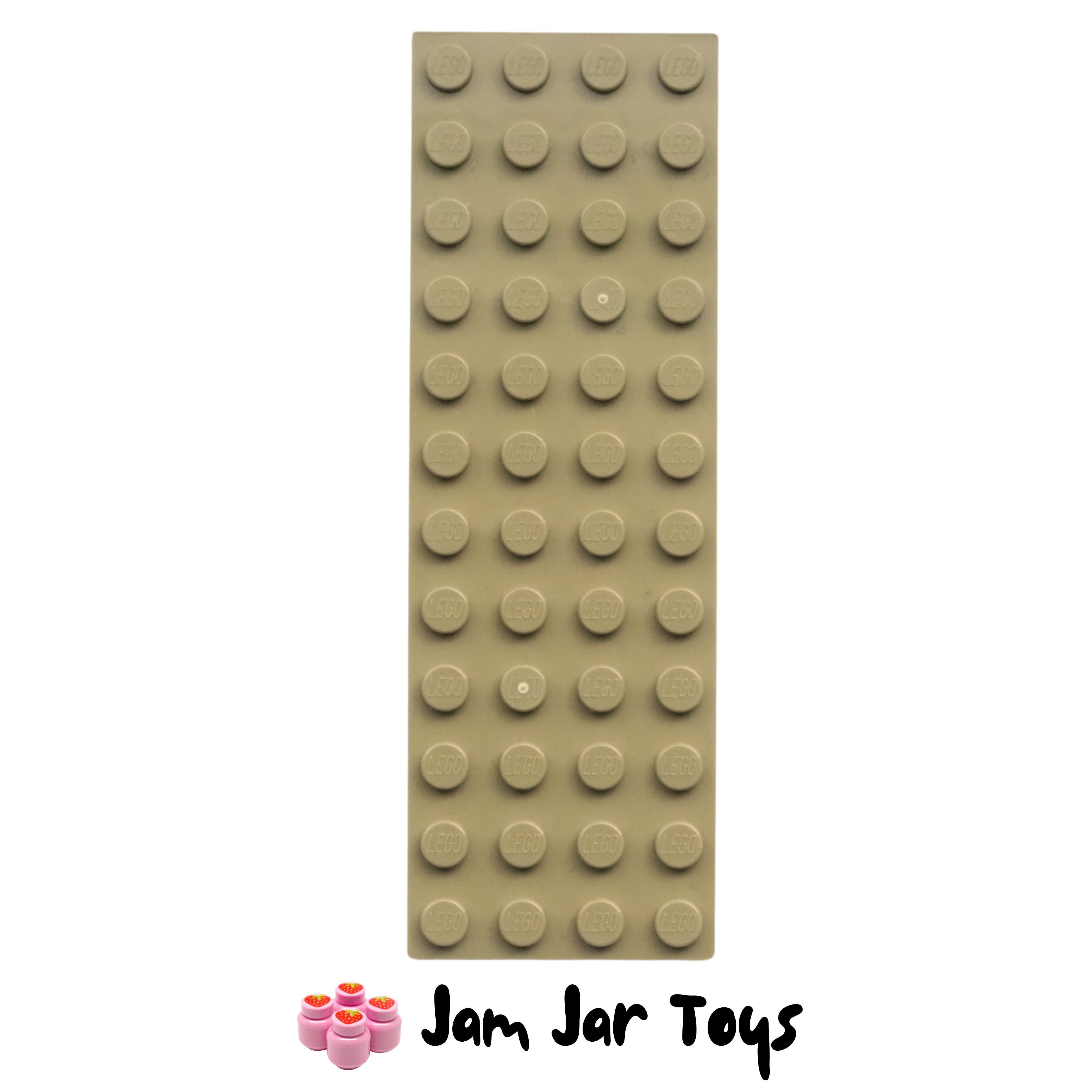 LEGO Dark Tan 4 x 12 LEGO Base Plate.