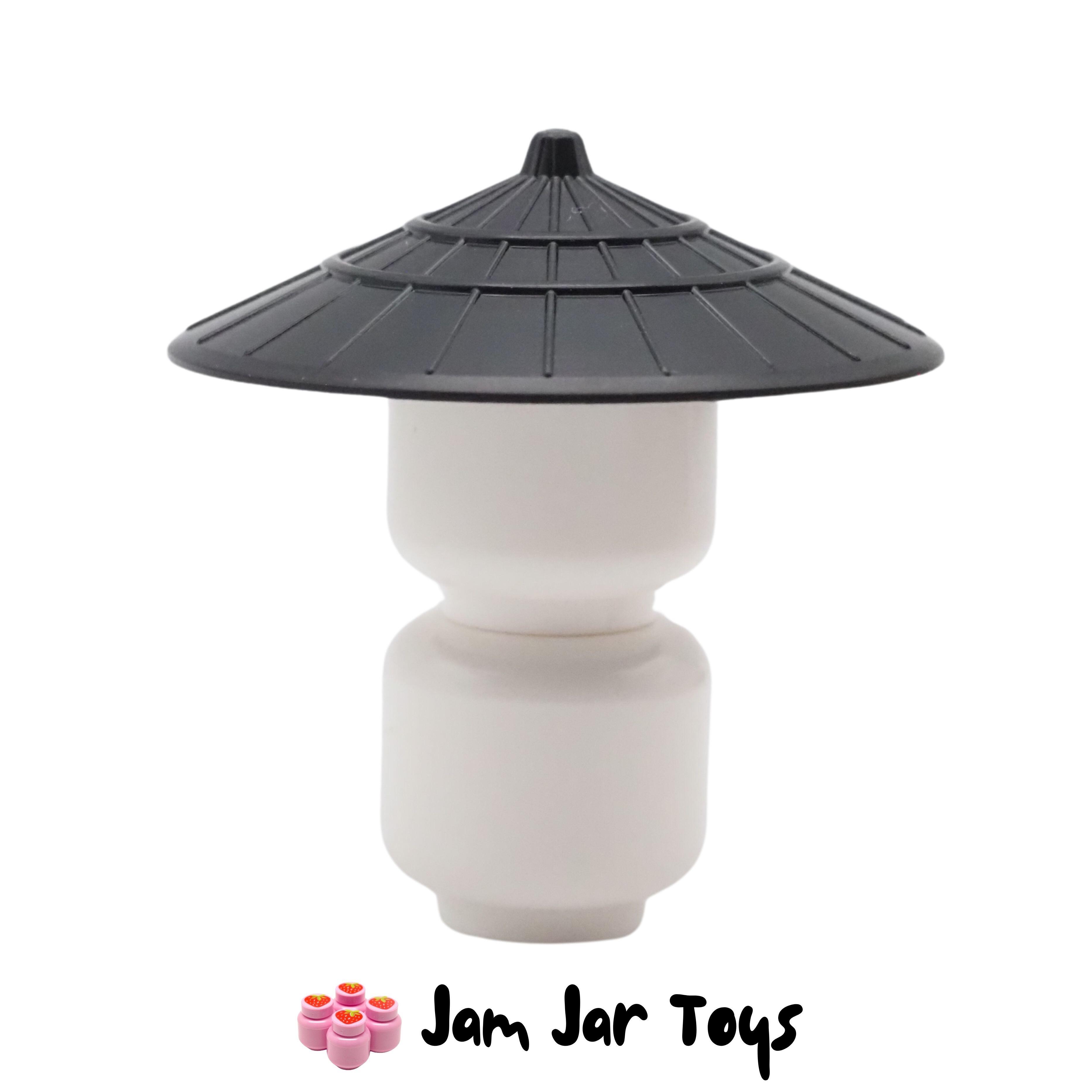 LEGO Black Conical Asian Style Hats