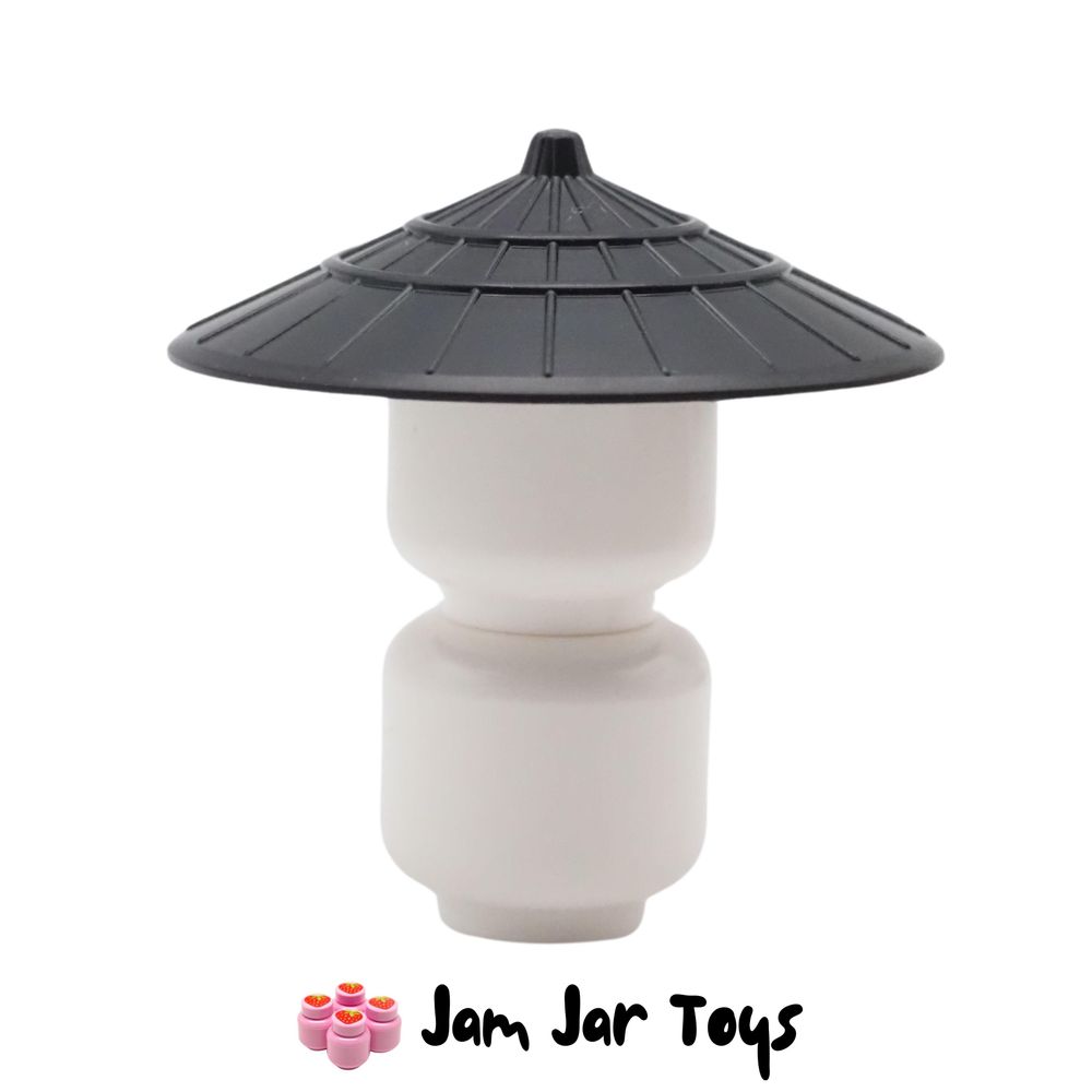 LEGO Black Conical Asian Style Hats