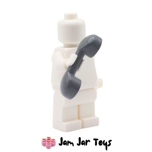 LEGO Dark Bluish Grey Phone Handset / Radio Handle, 1 x 3.