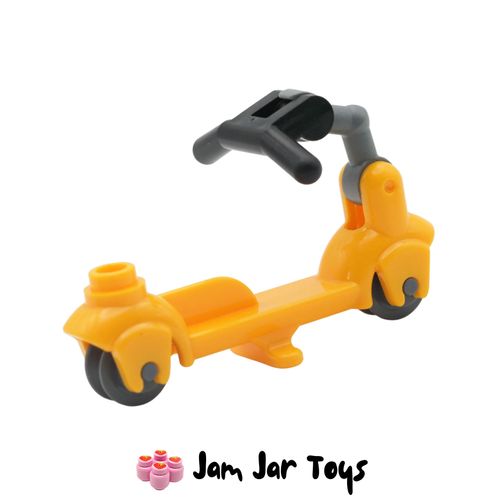 LEGO Part 6547105 – Kick Scooter, Bright Light Orange Side View