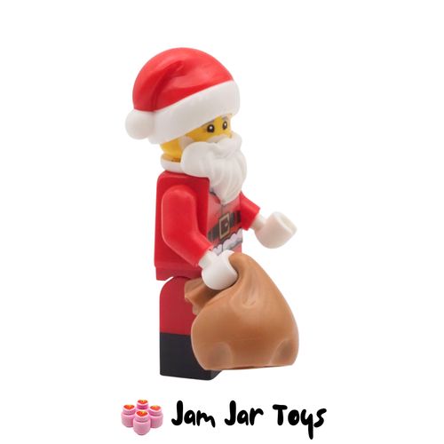 LEGO City Santa Minifigure – Fur Lined Jacket Side View