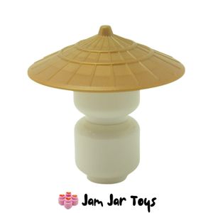 LEGO® Conical Asian Style Hat - Pearl Gold HG24