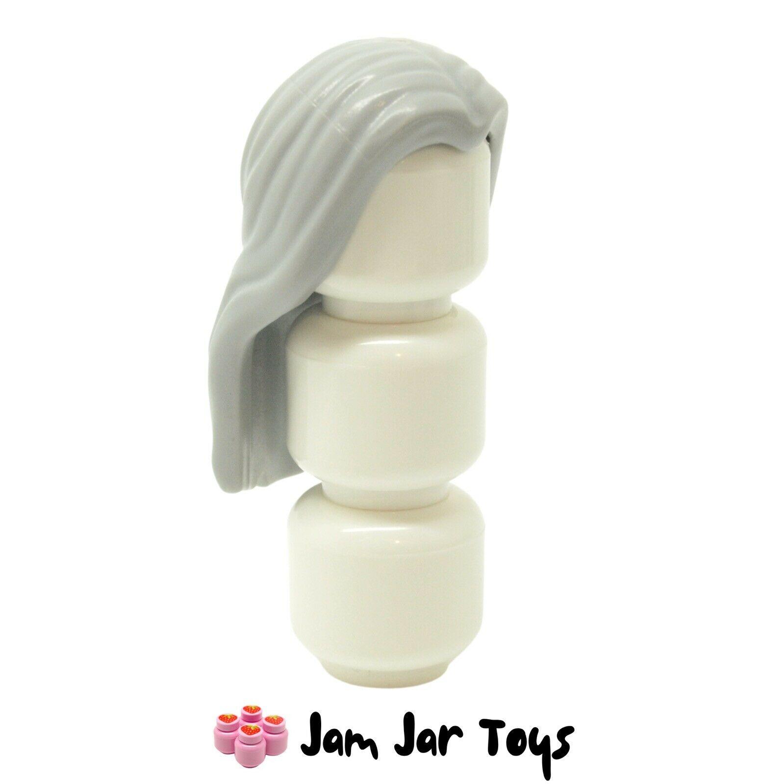 Lego grey hair piece sale