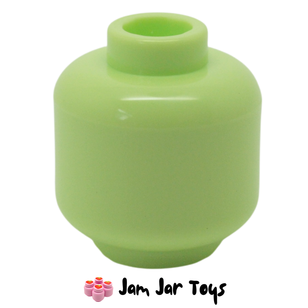 LEGO Spring Yellowish Green Plain Head