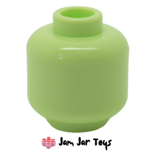 LEGO Spring Yellowish Green Plain Head