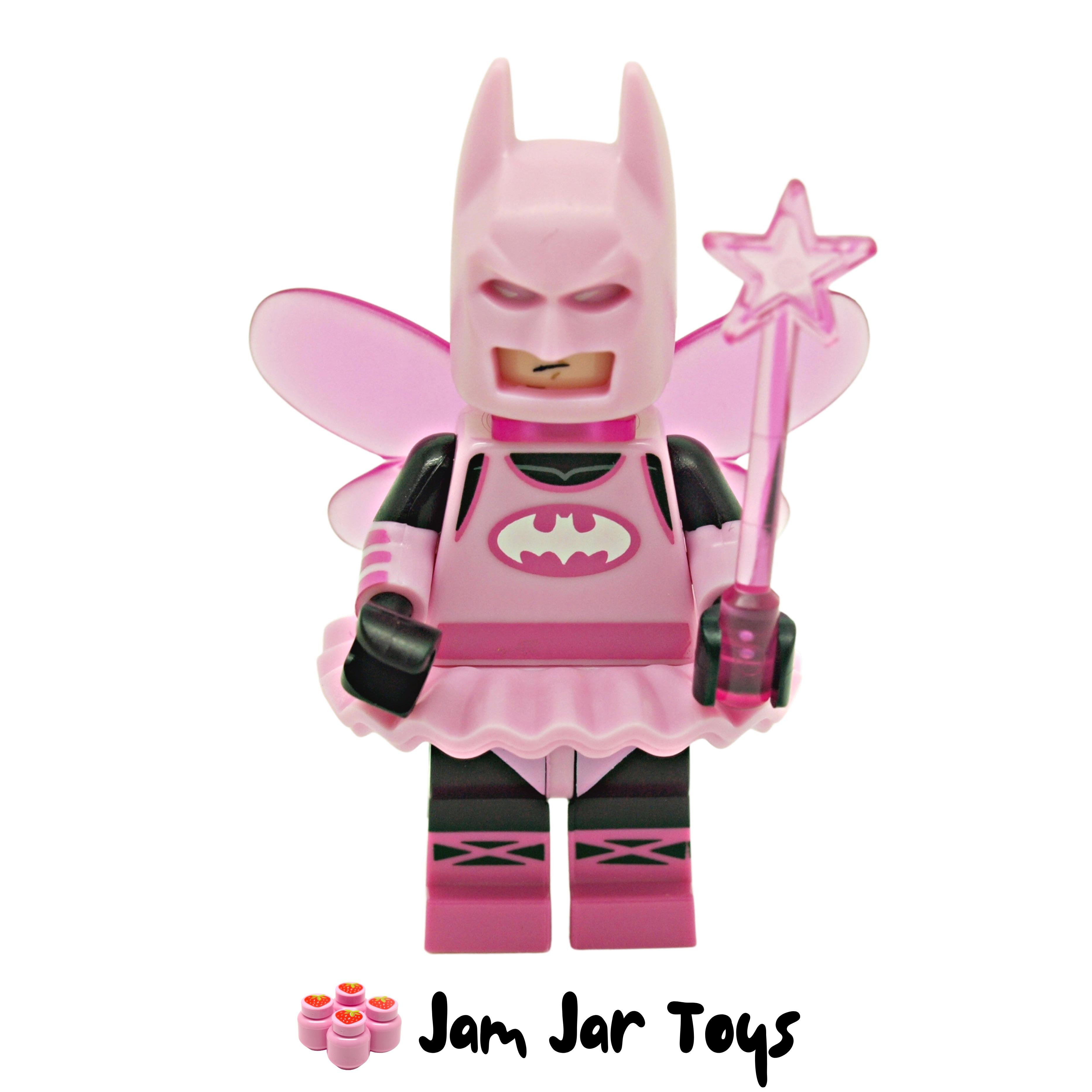 Pink Fairy Batman Lego Keychain