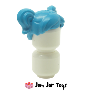 LEGO® Poppy Starr Hair Dark Azure with two Ponytails H166