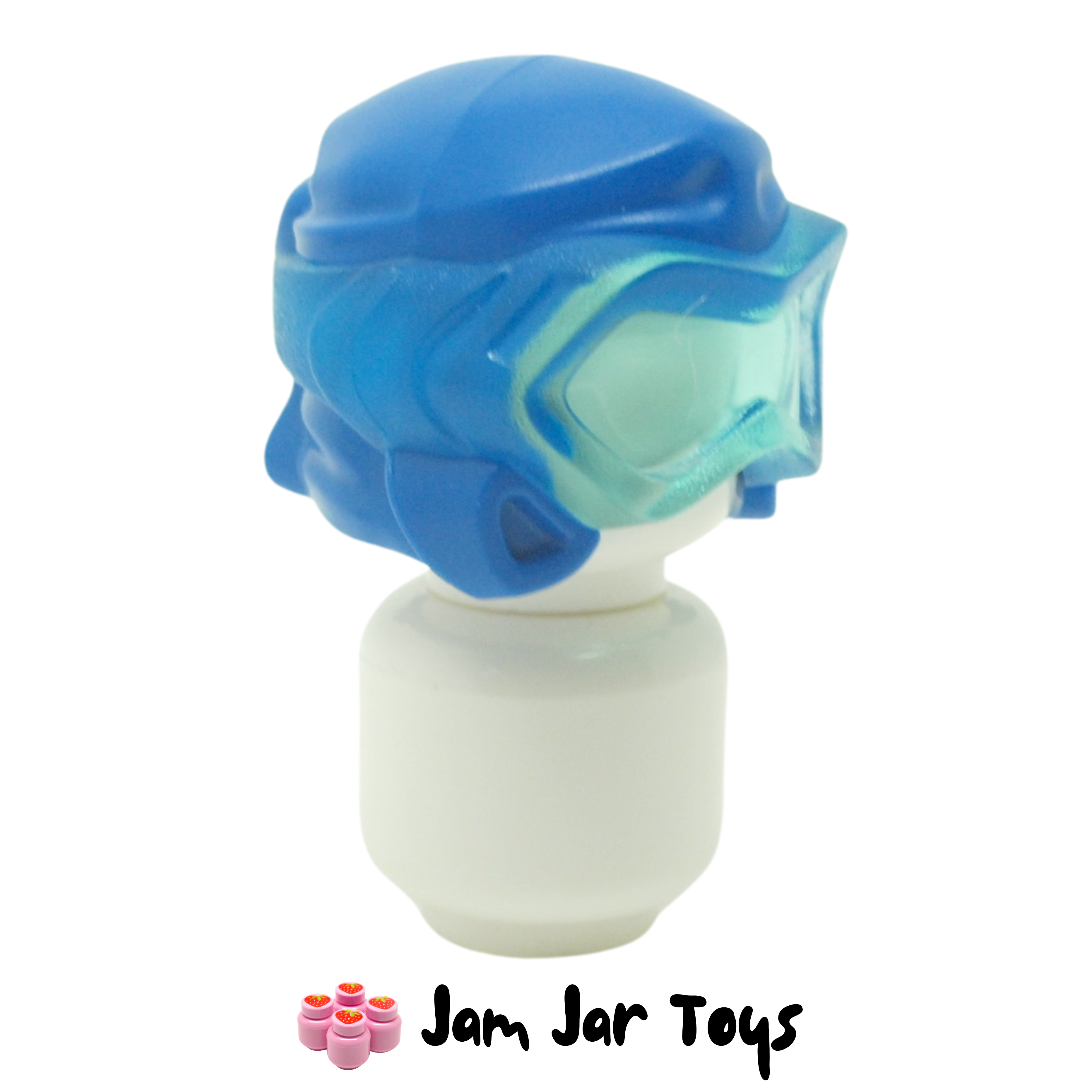 LEGO Blue Wrap Trans Light Blue Diving Mask