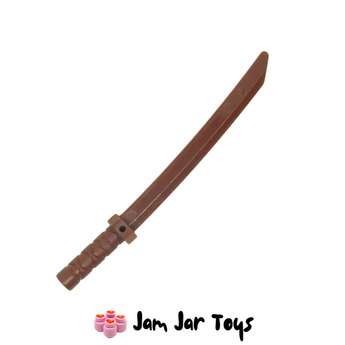 LEGO Reddish Brown Samurai Sword
