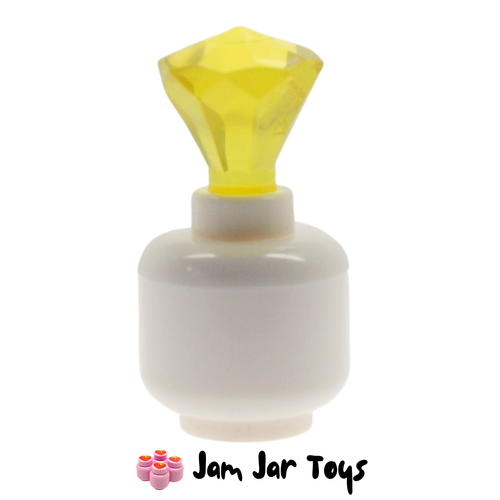 LEGO Trans Yellow Jewel / Rock 24 Facet