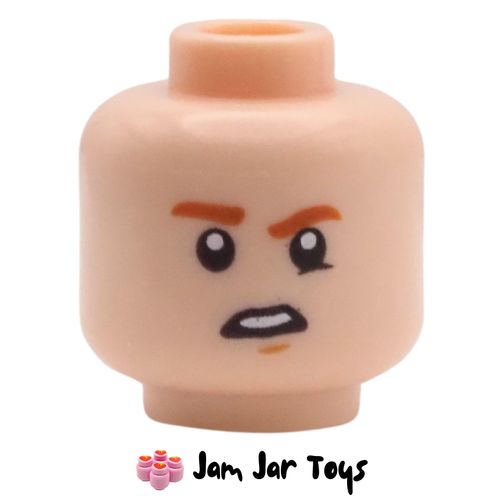 LEGO Ron Weasley Light Nougat Head, Confused, Raised Eyebrow