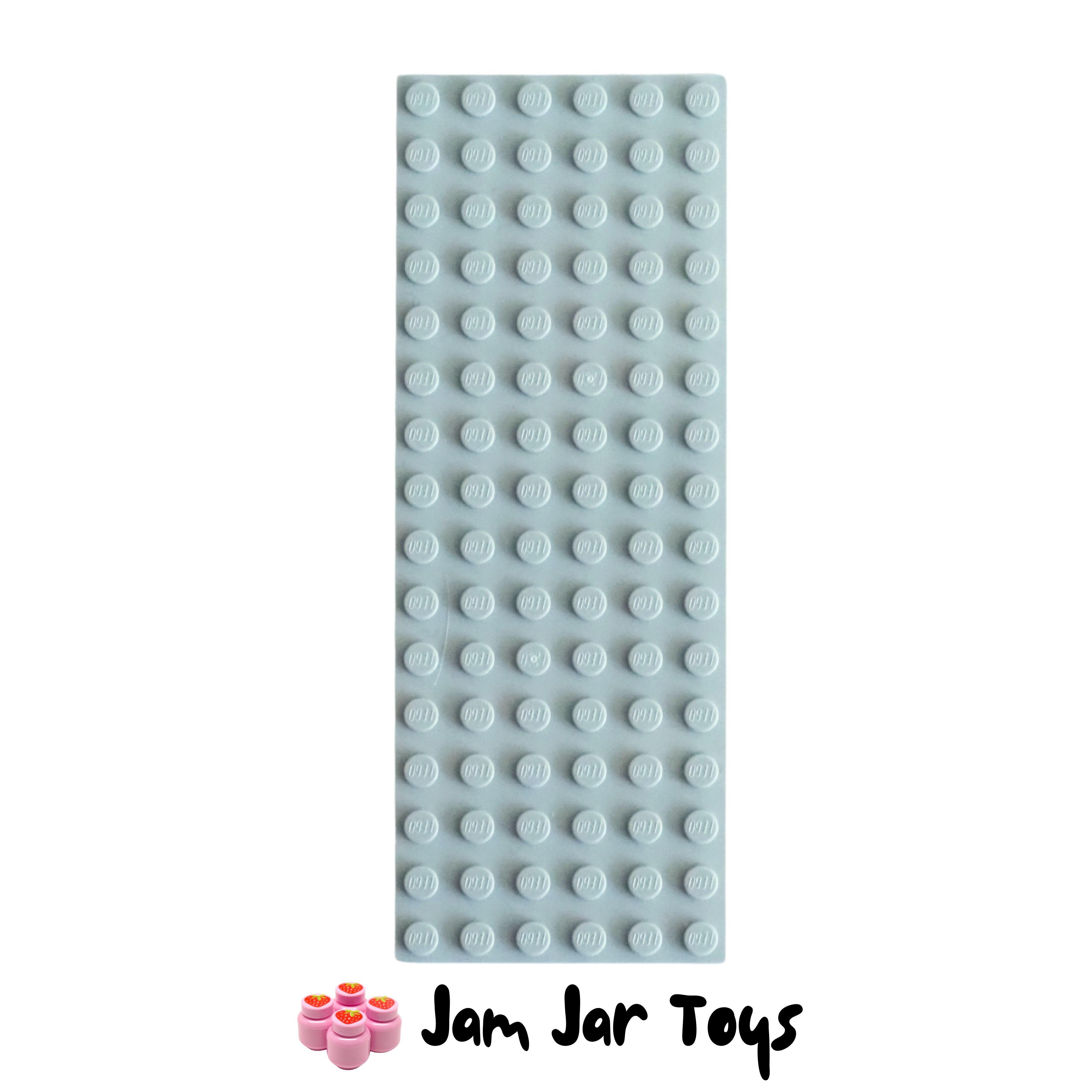 LEGO Base Plate - Light Bluish Grey 6 x 16 Stud,