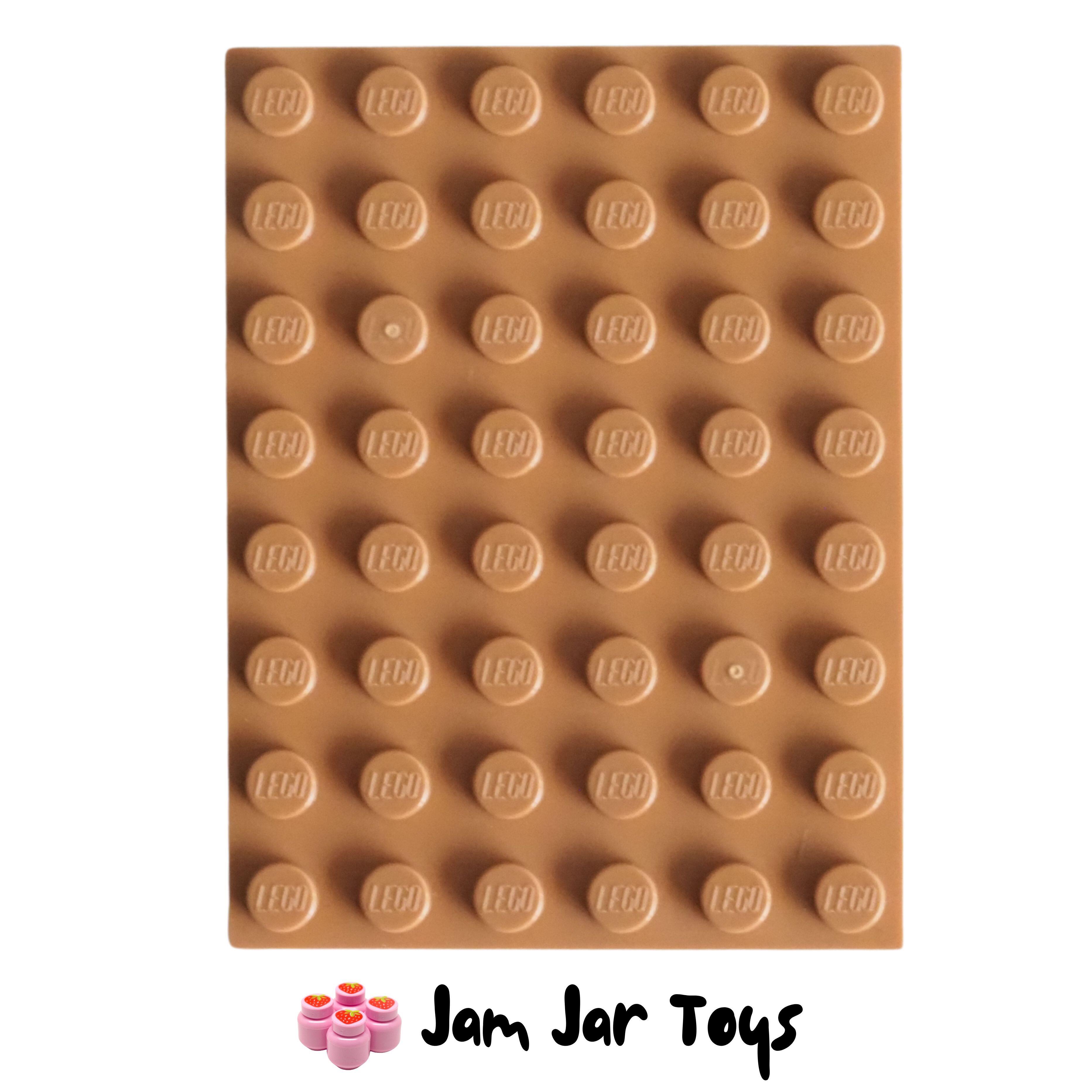 LEGO Base Plate - Medium Nougat 6 x 8 Stud,