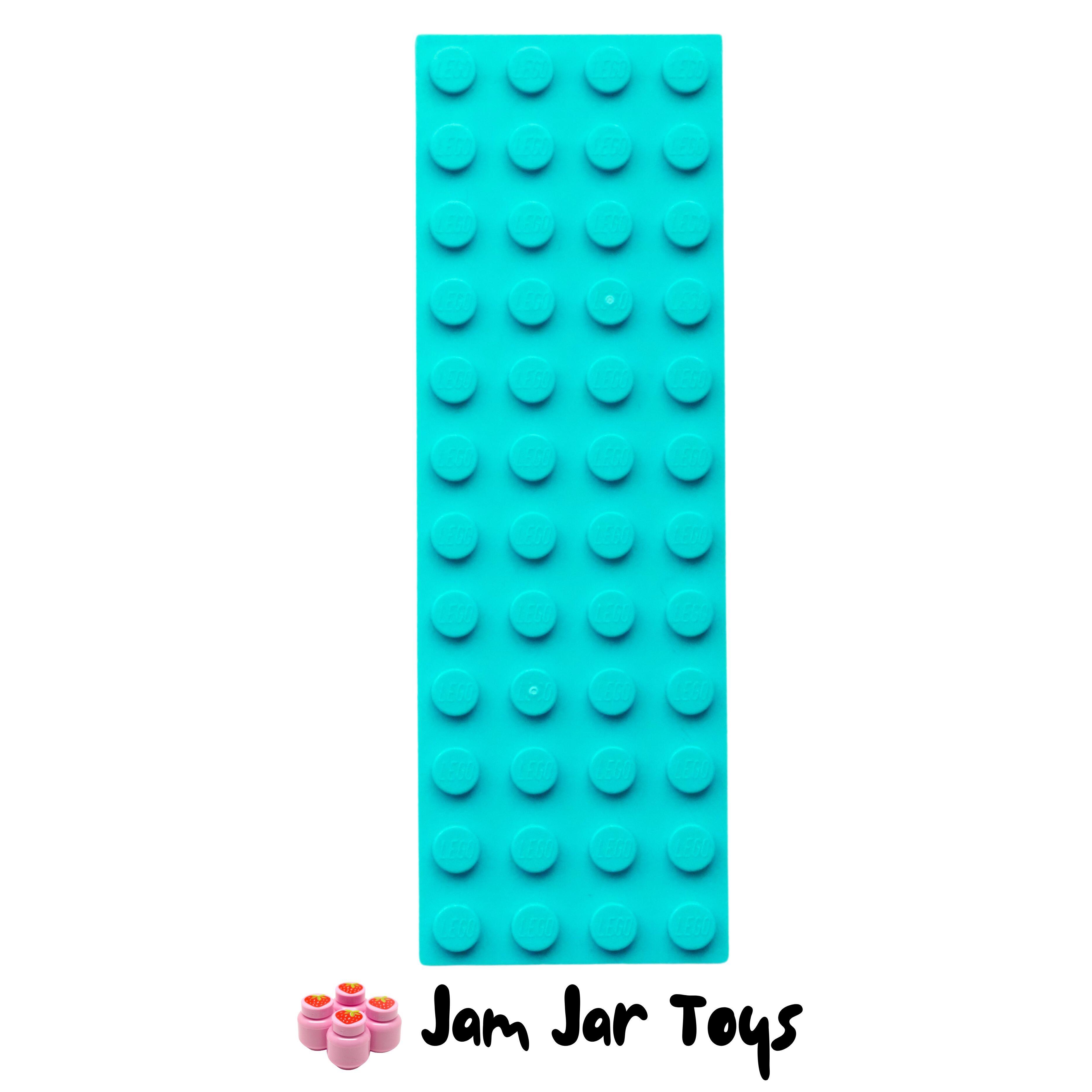 LEGO Medium Azure 4 x 12 LEGO Base Plate