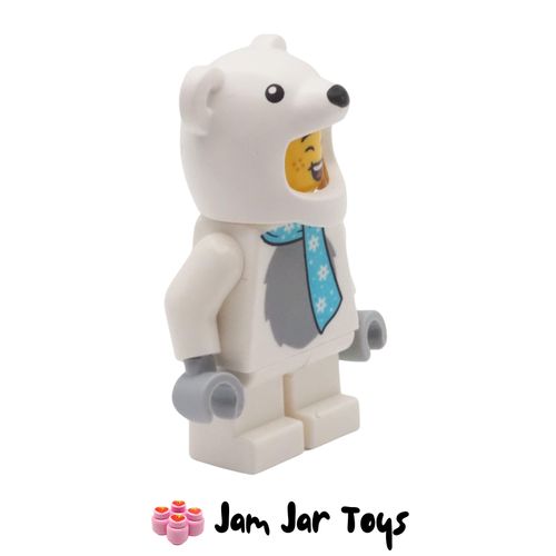 LEGO City Polar Bear Costume Boy Minifigure Side View
