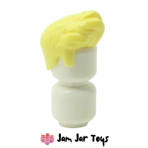 LEGO Bright Light Yellow Hair with Quiff