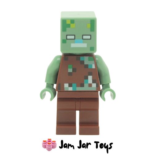 LEGO Minecraft Drowned Zombie Mini Figure