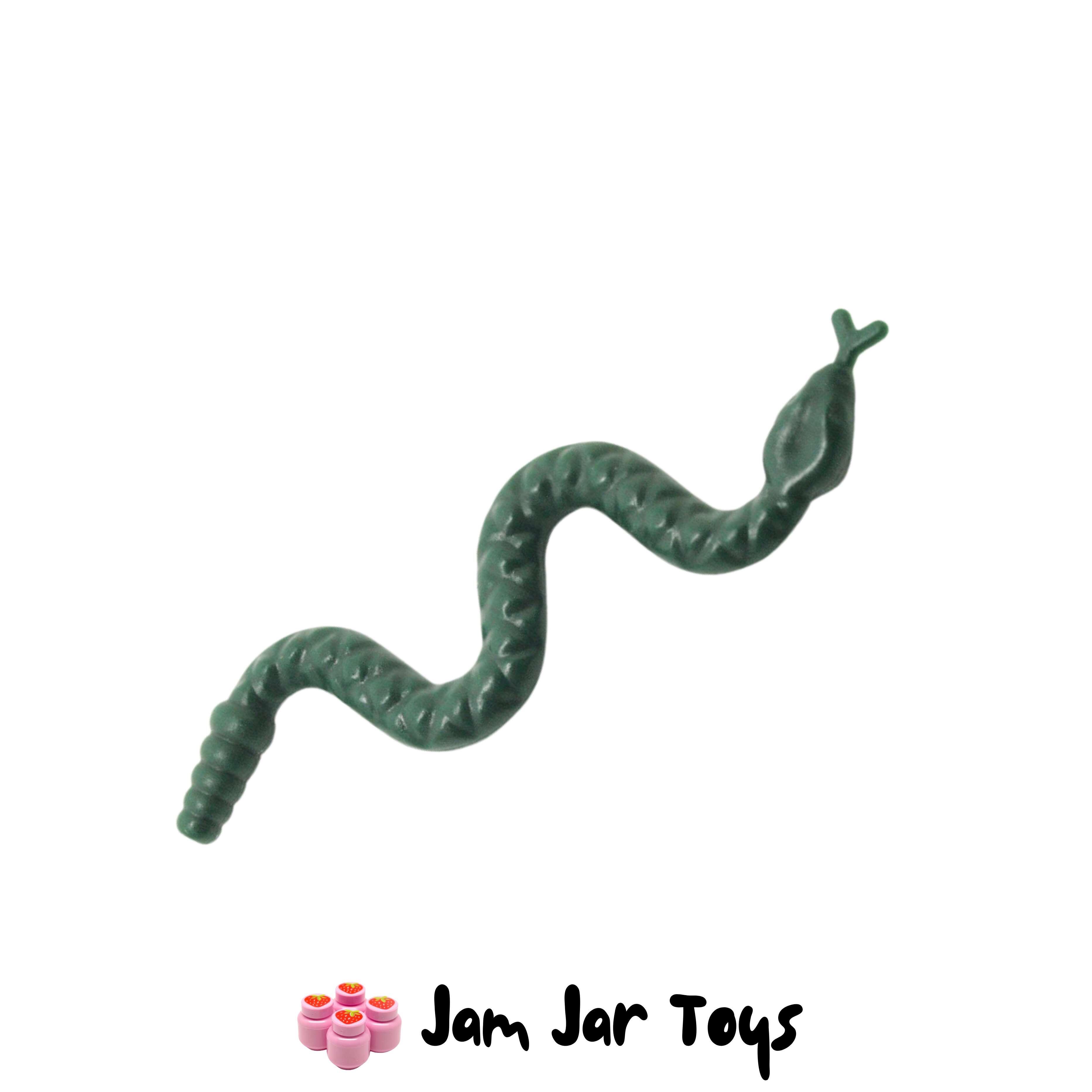 LEGO Small Dark Green Snake. P130