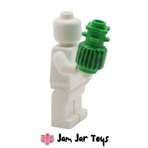 LEGO Bright Green Watermelon, Dark Green Stripes.
