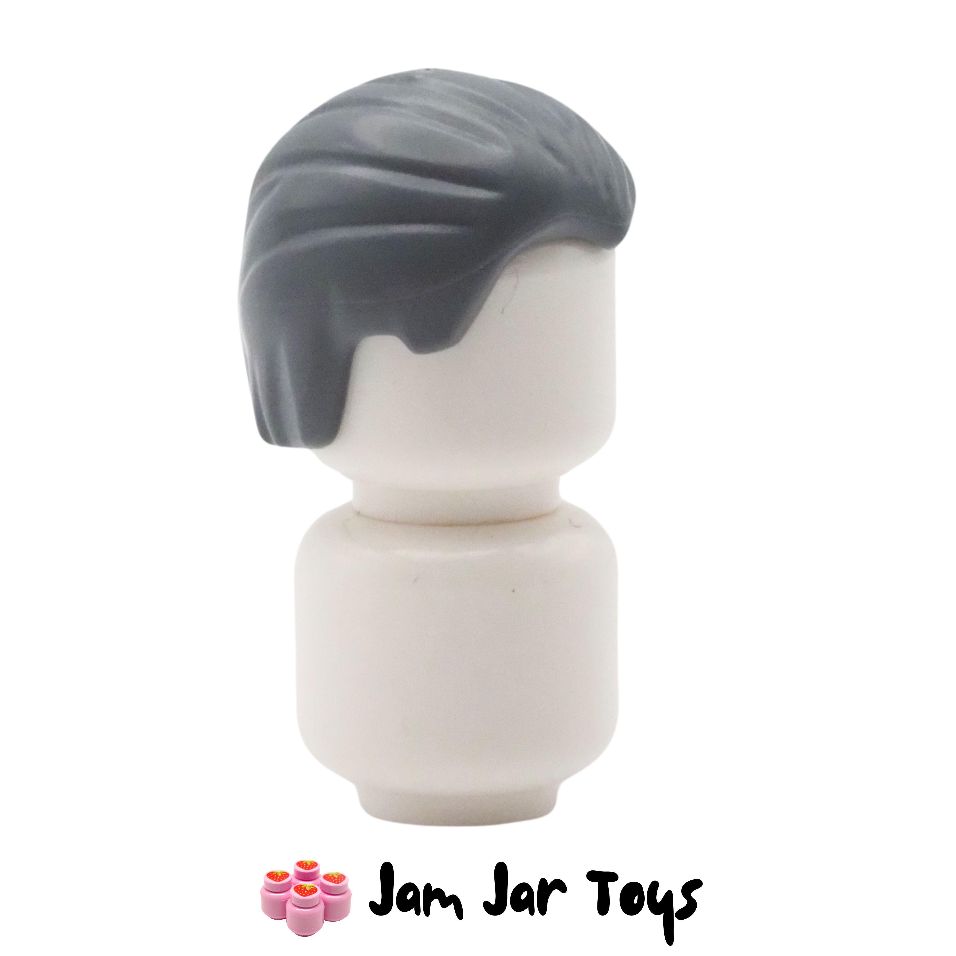 LEGO Grey Hair Wigs For Minifigures