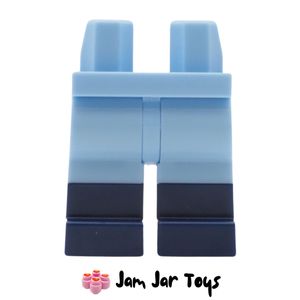LEGO Bright Light Blue Legs, Dark Blue Boots