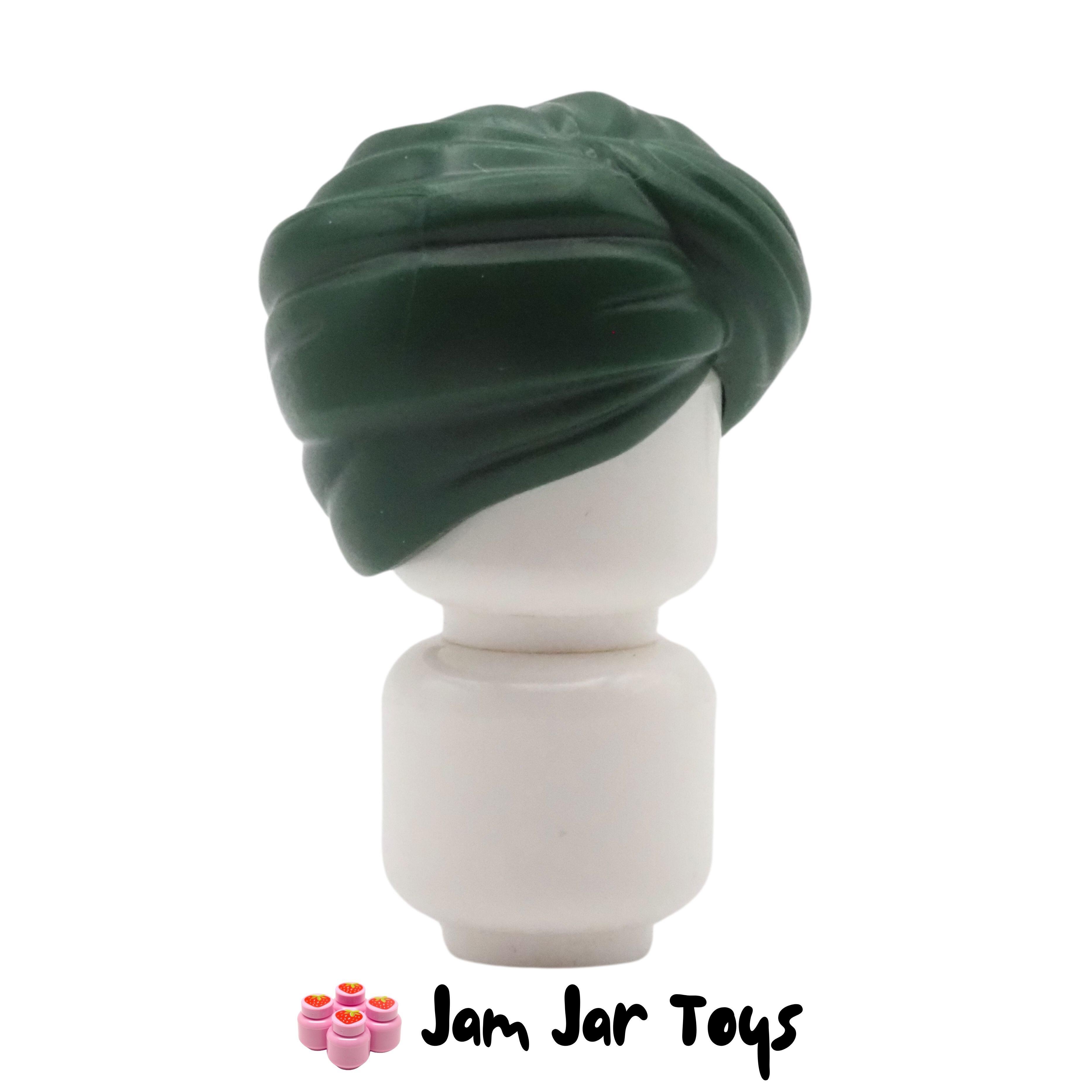 LEGO Dark Green Turban Wrap without Hole