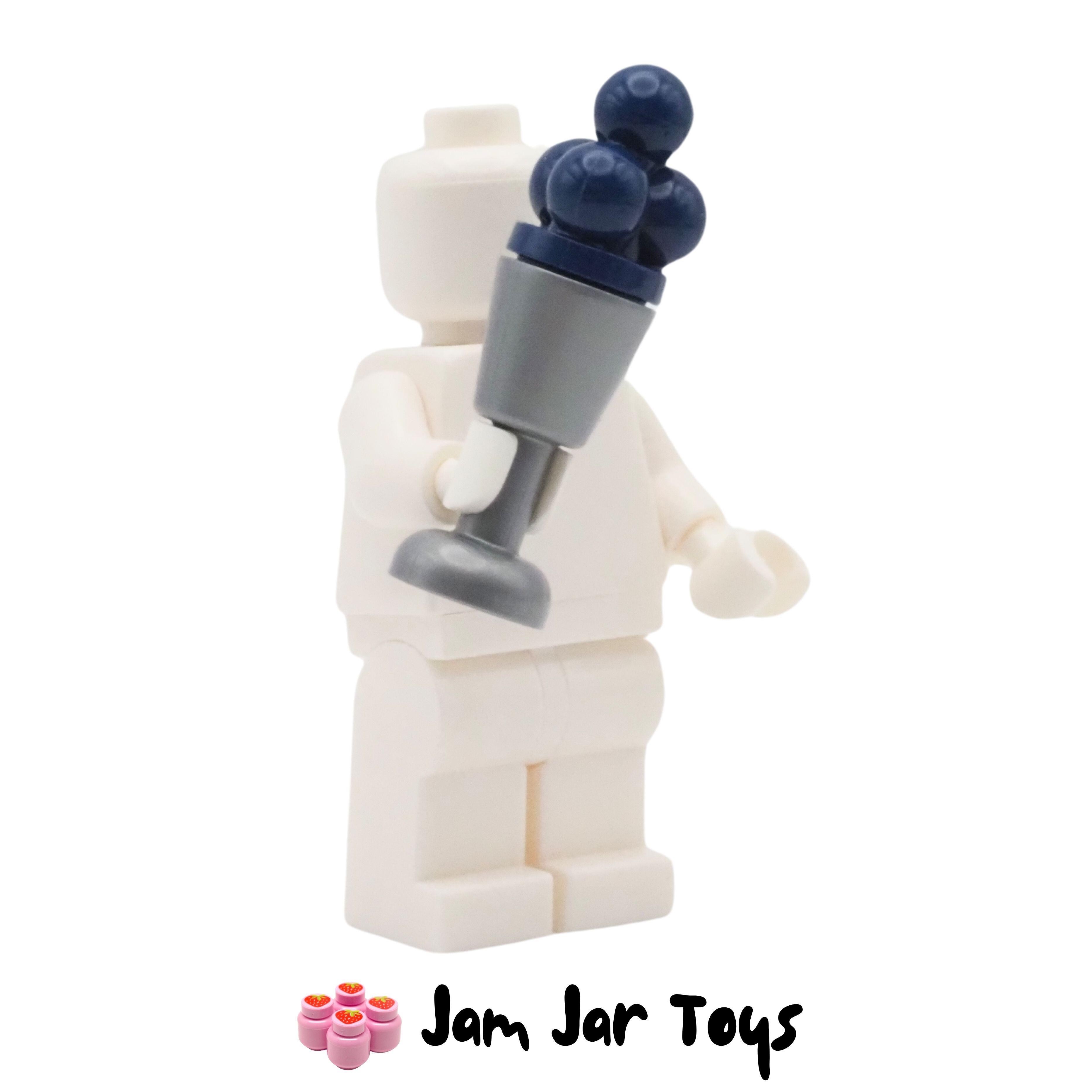 LEGO Flat Silver Goblet with Blueberry Ice Cream. ICSG8