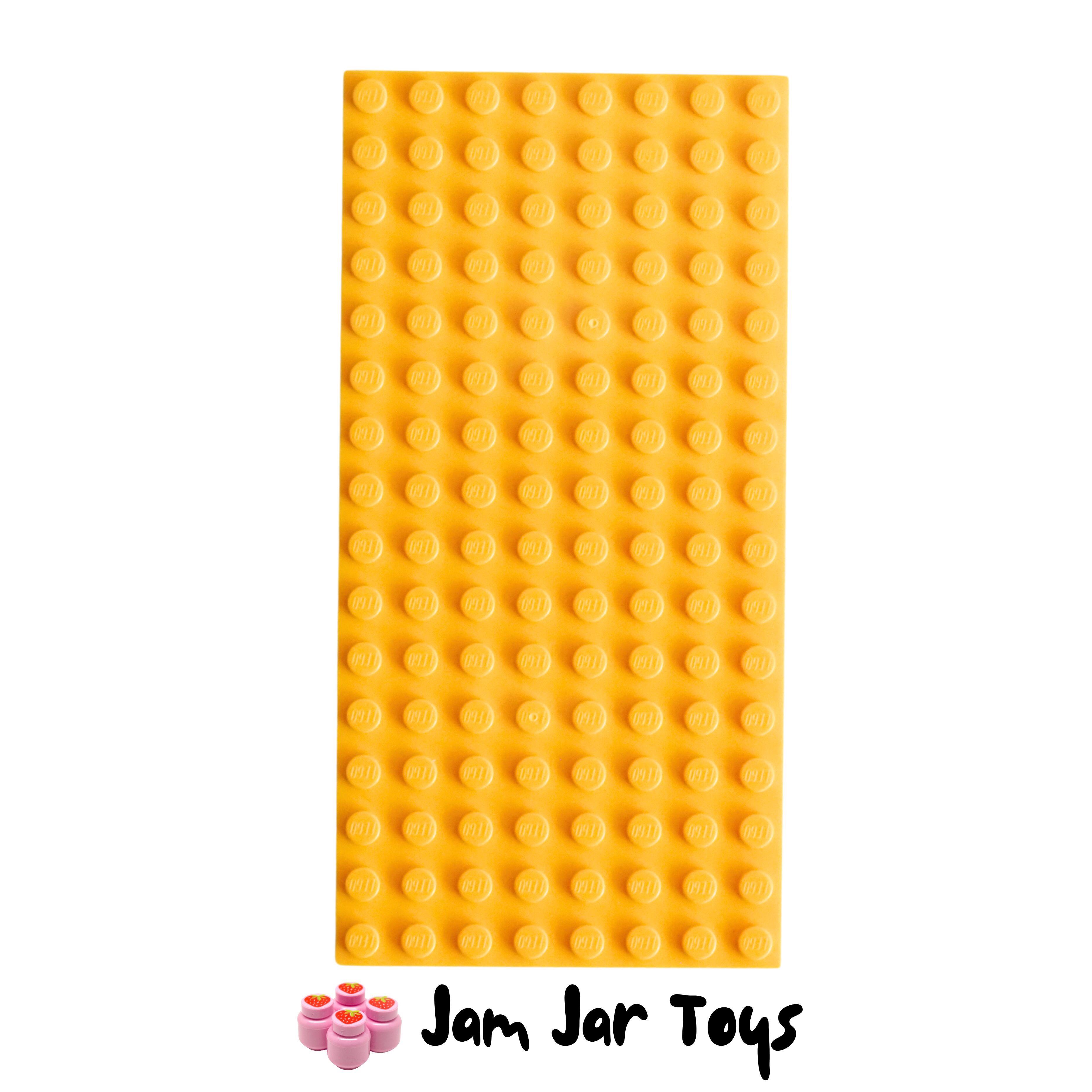 LEGO Base Plate - Bright Light Orange 8 x 16 Stud