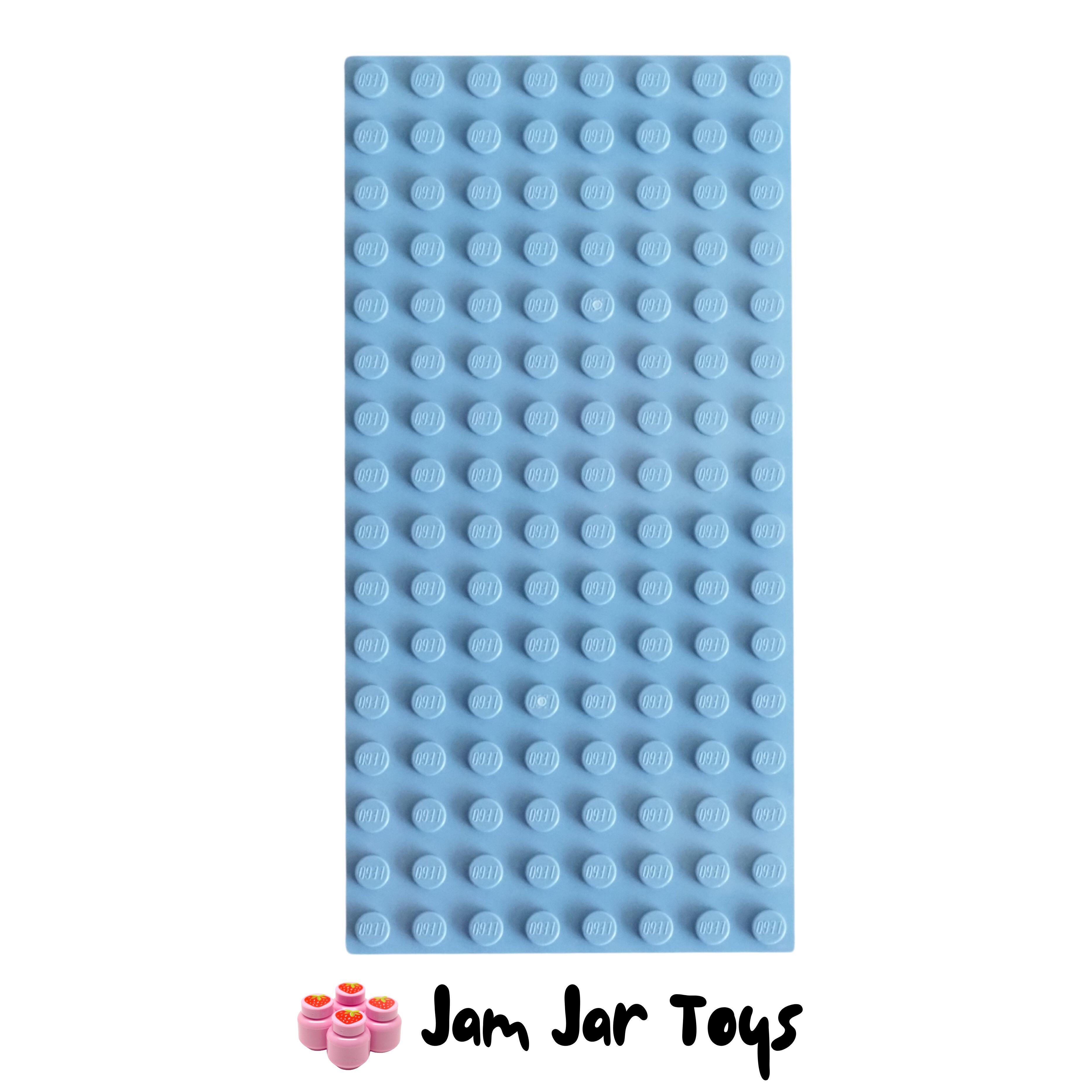 LEGO Base Plate - Sand Blue 8 x 16 Stud,