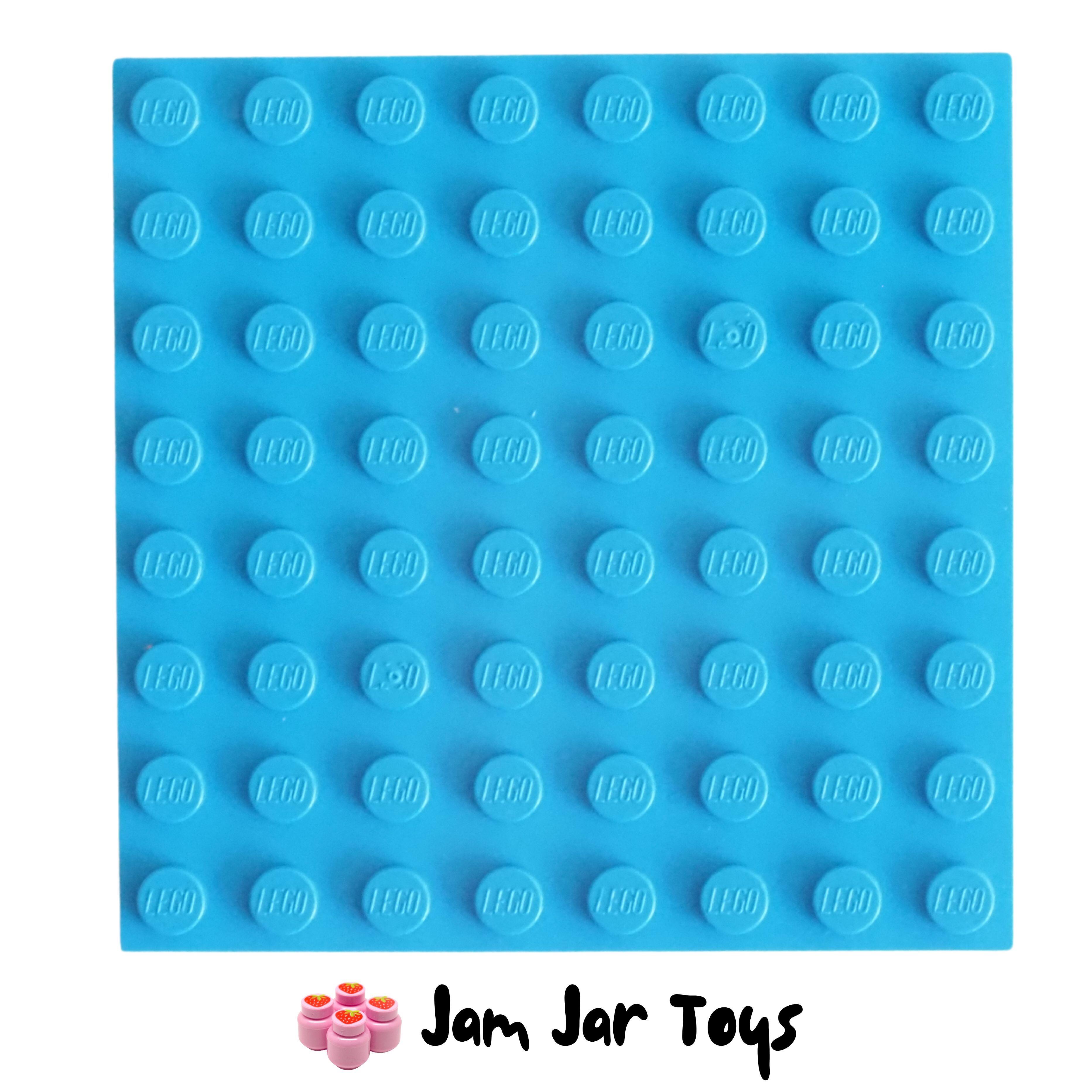 LEGO Base Plate - Dark Azure 8 x 8 Stud
