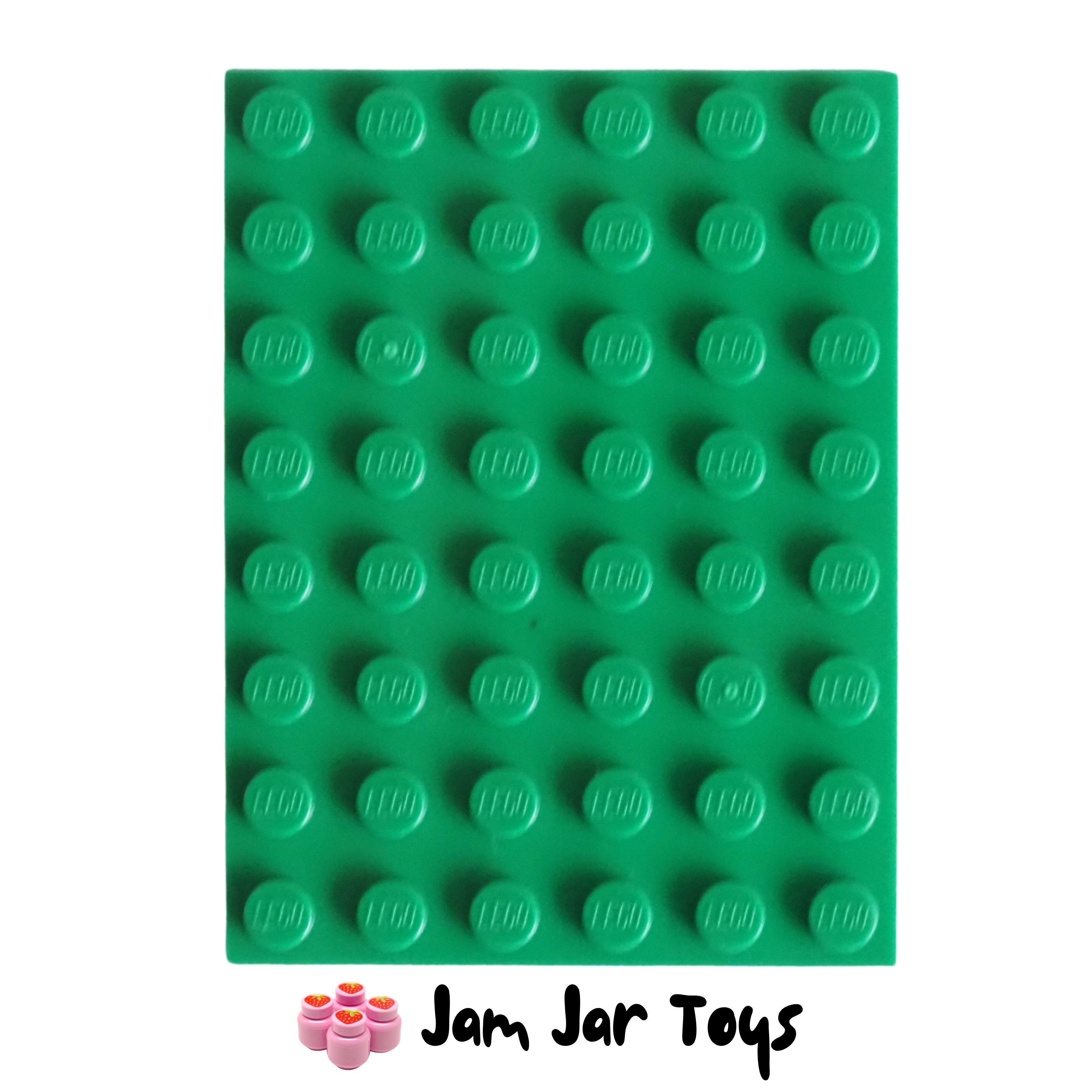 LEGO Base Plate - Green 6 x 8 Stud,