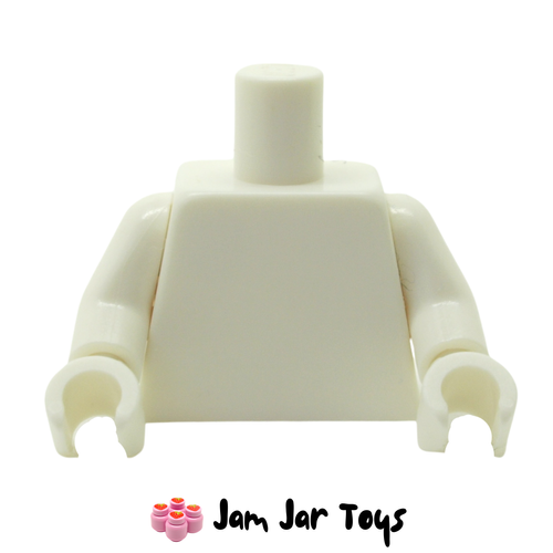 LEGO White Torso Monochrome White