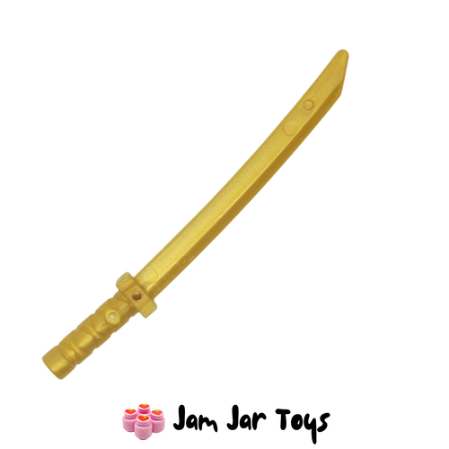 LEGO Pearl Gold Samurai Sword