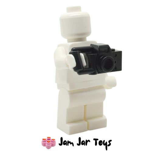 LEGO Black Camera Handheld with Central Viewfinders.