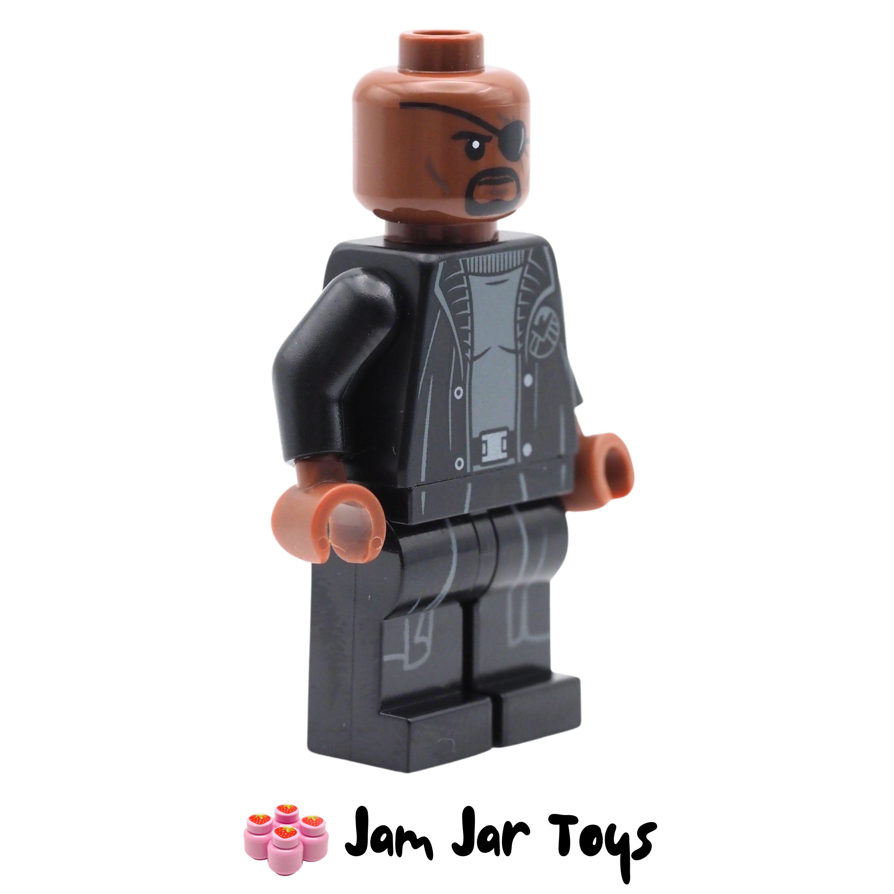 Nick fury lego minifigure sale