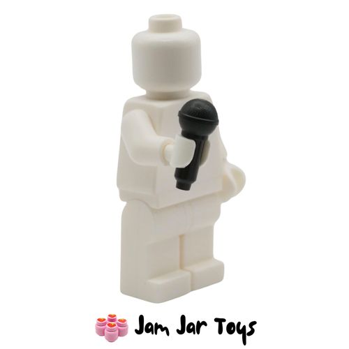 LEGO Black Microphone. Found in various LEGO sets including 21346-1 - Family Tree.