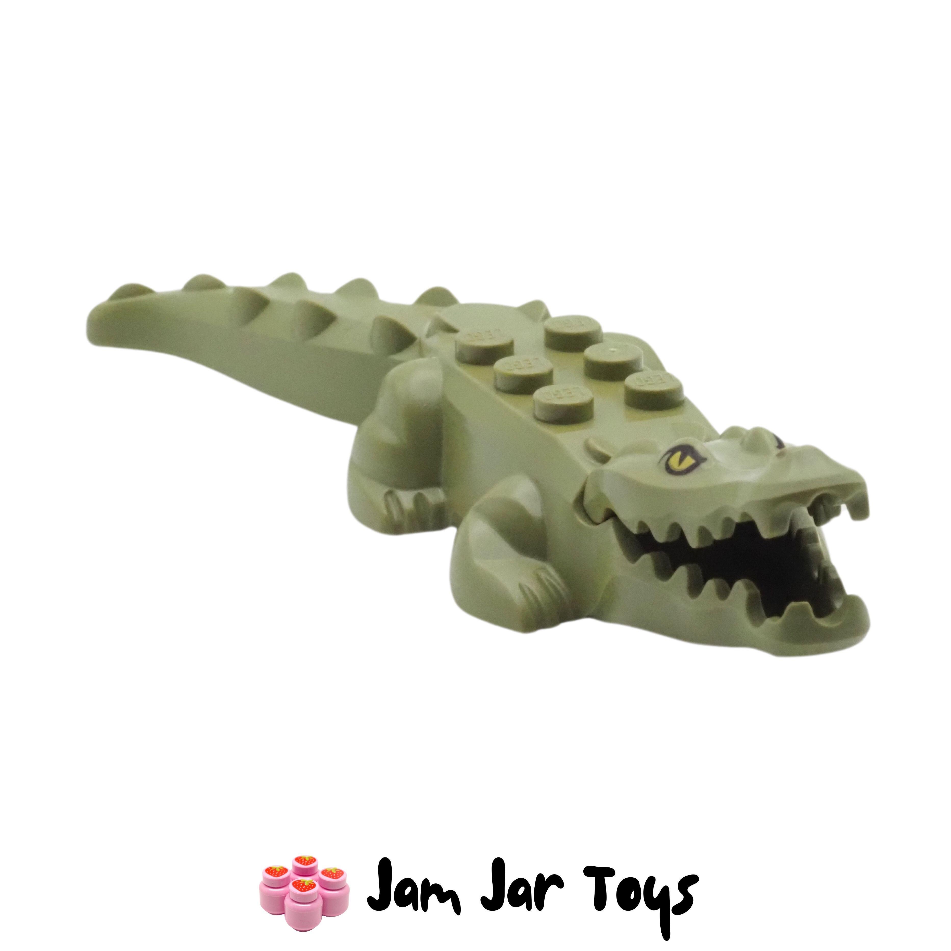 LEGO Olive Green Alligator Crocodile New P182