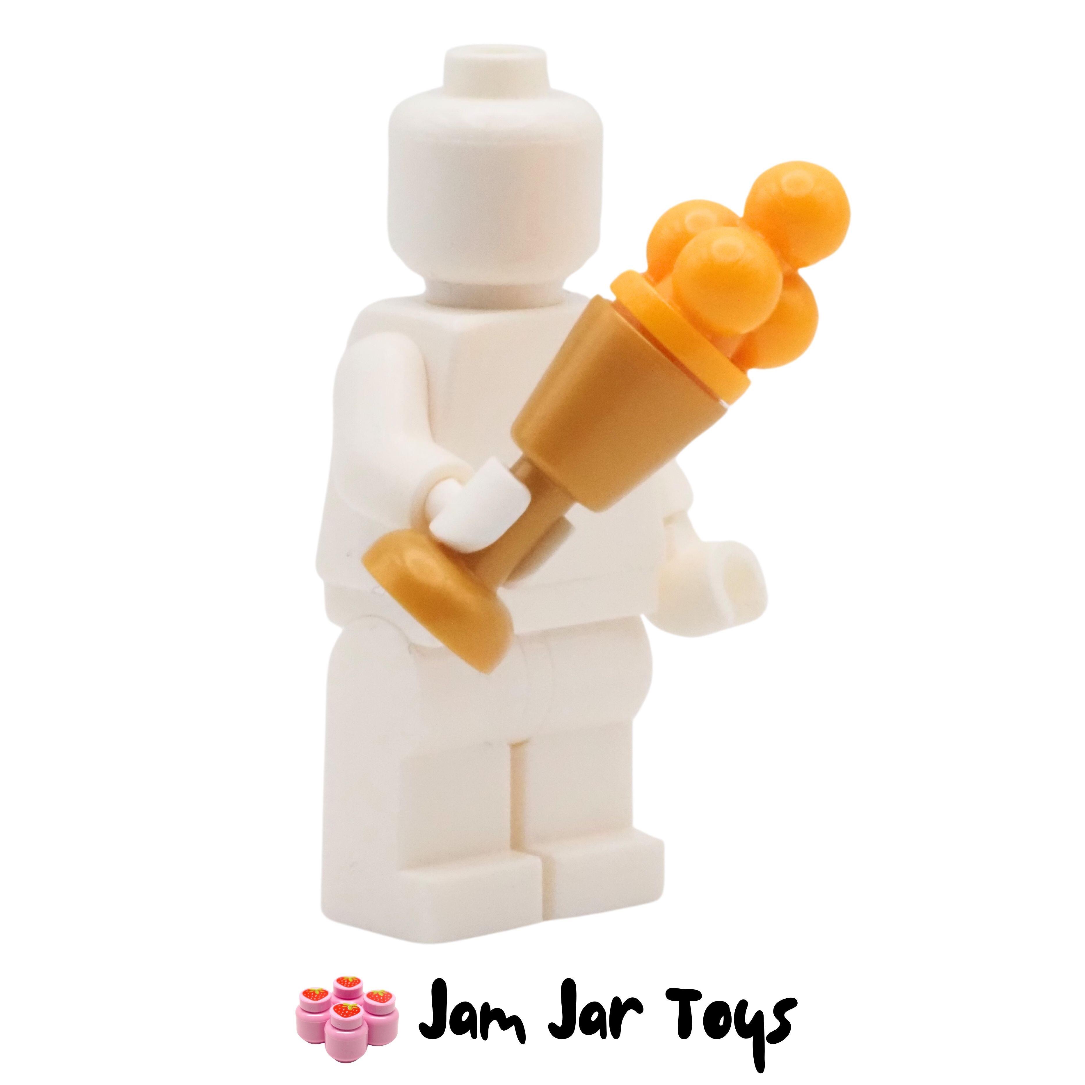 LEGO Pearl Gold Goblet With Orange Ice Cream