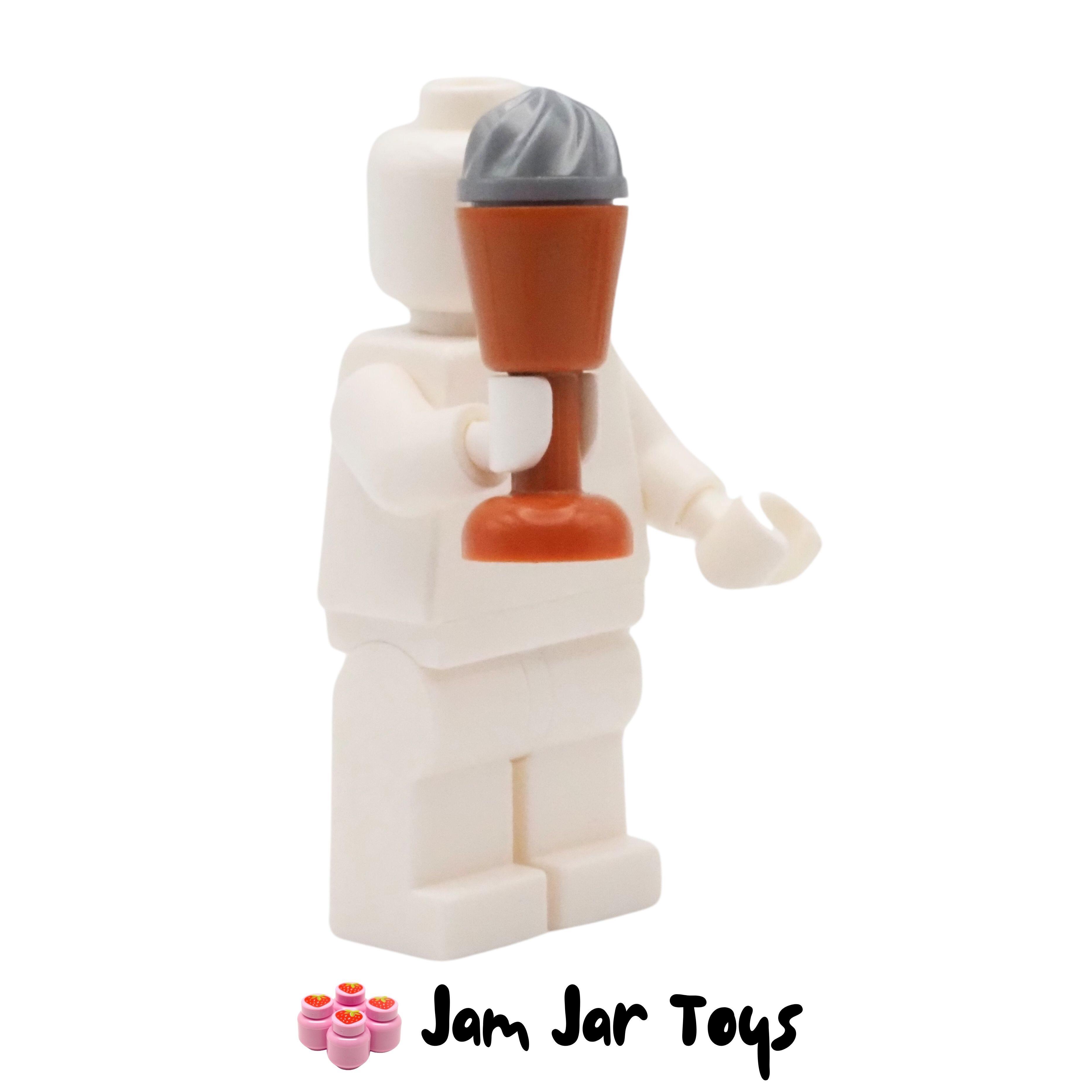 LEGO Dark Orange Goblet With Silver Ice Cream