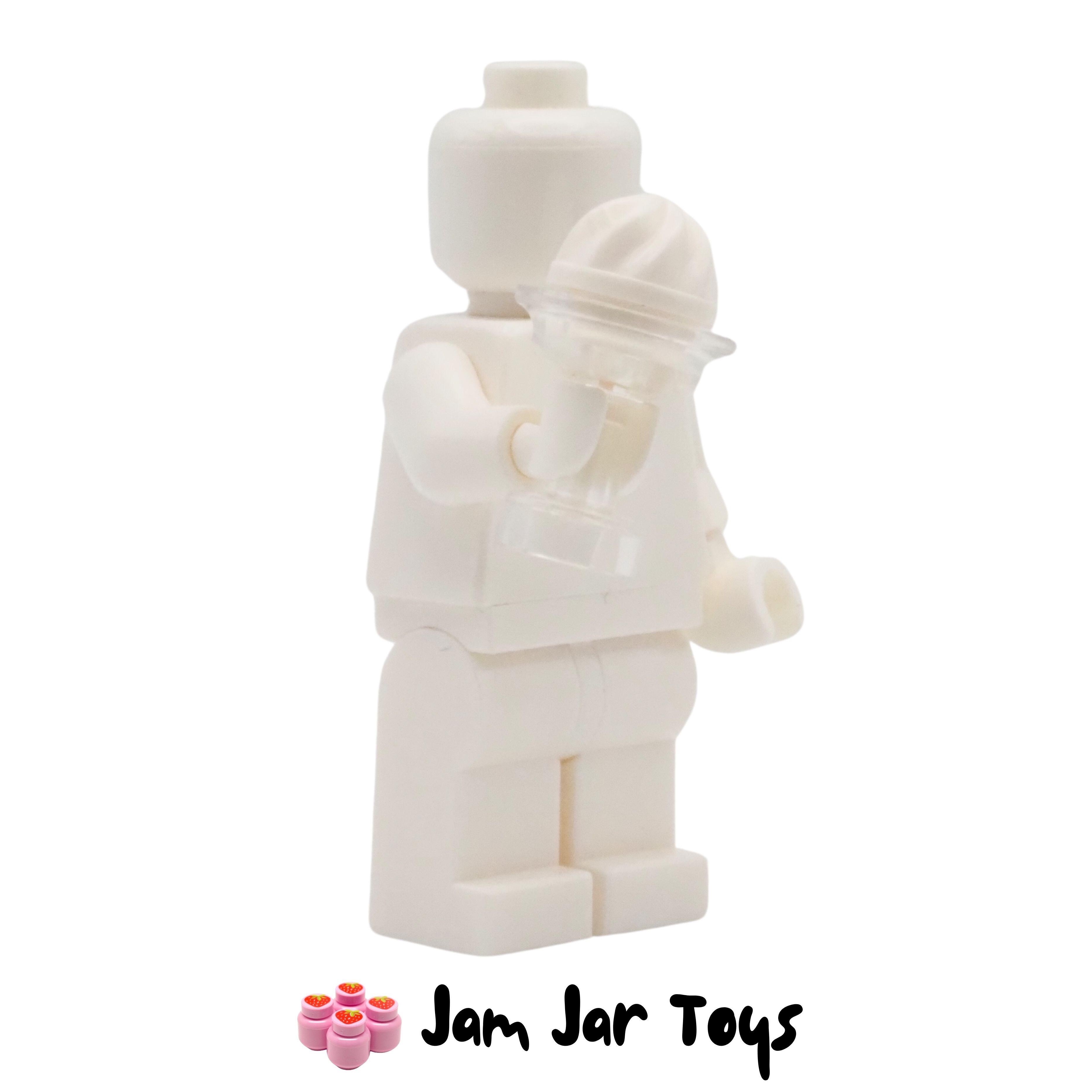 LEGO Trans Clear Sundae Dish With White Vanilla Ice Cream