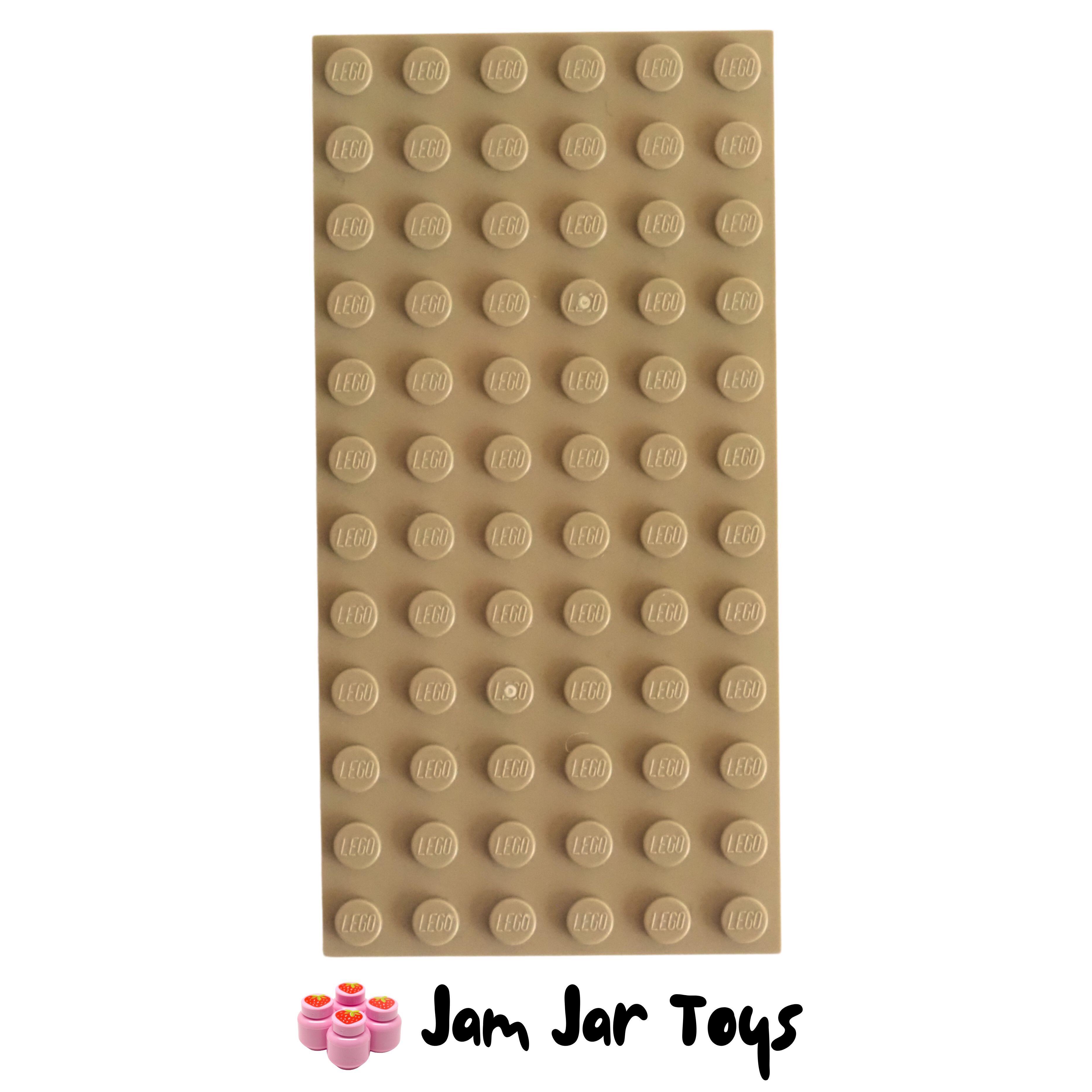 LEGO Base Plate - Dark Tan 6 x 12 Stud