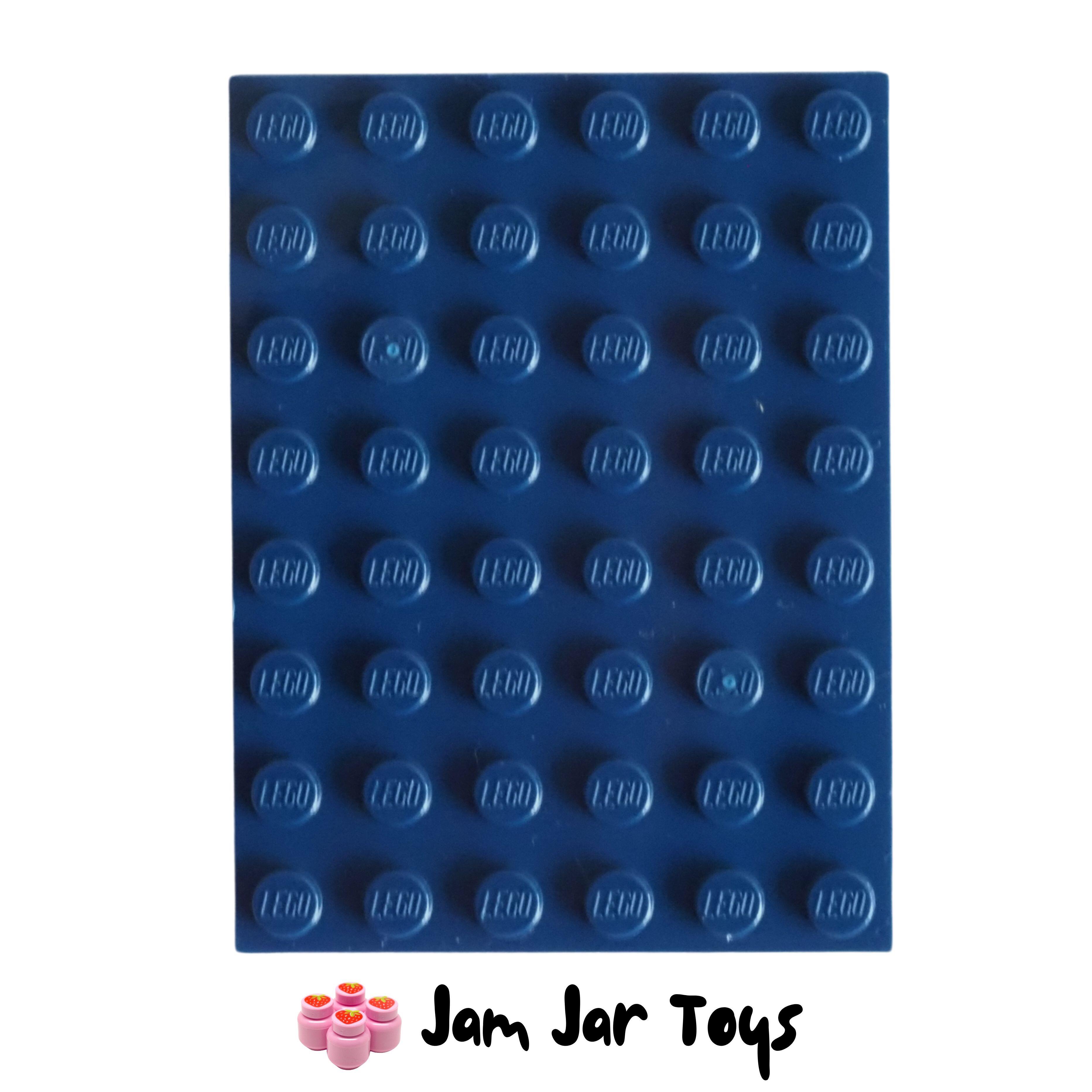 LEGO Base Plate - Dark Blue 6 x 8 Stud