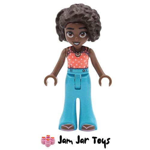 Friends Minifigure Aliya, Halter Top, Bell Bottom Trousers.