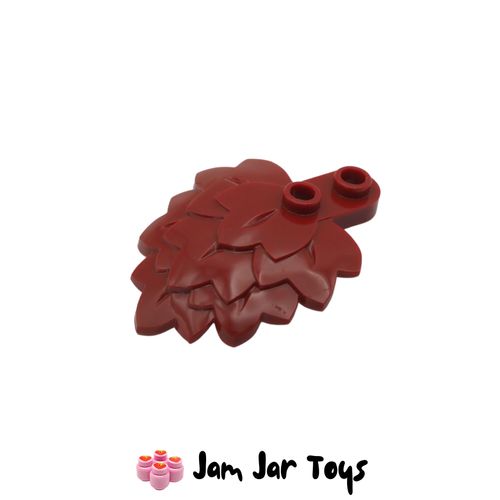 LEGO Dark Red Leaves Stacked 4 x 5 x 1 2/3