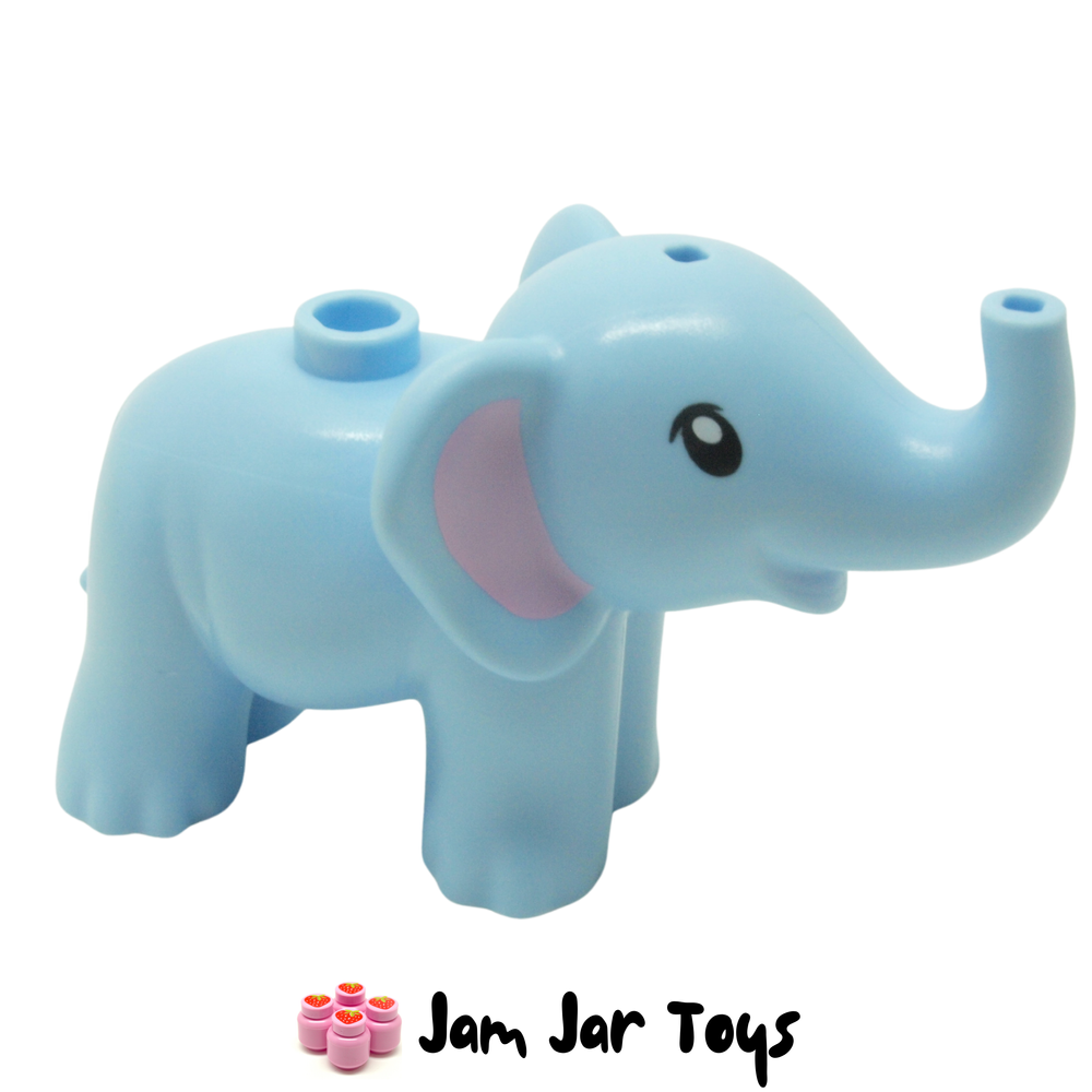 LEGO Baby Elephant - Blue Side View