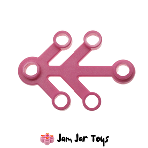 LEGO® Dark Pink Leaves 4 x 3. L7