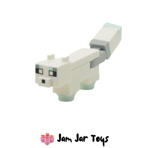 LEGO Minecraft Arctic Fox Side View