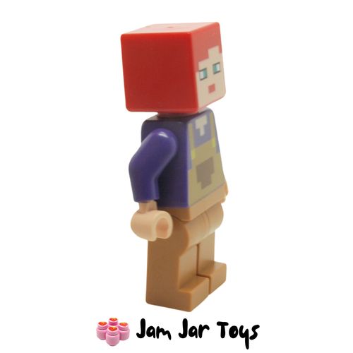 LEGO Farmhand Minecraft Mini Figure MIN099 Side View